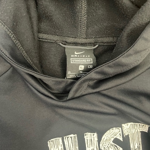 Nike Kids Black Hoodie and Blue Long Sleeve Shirt - Picture 3 of 6